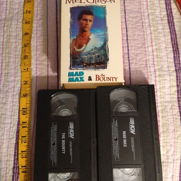 Mad Max & The Bounty VHS 2 Tape Collector Series Mel Gibson - Picture 5 of 5